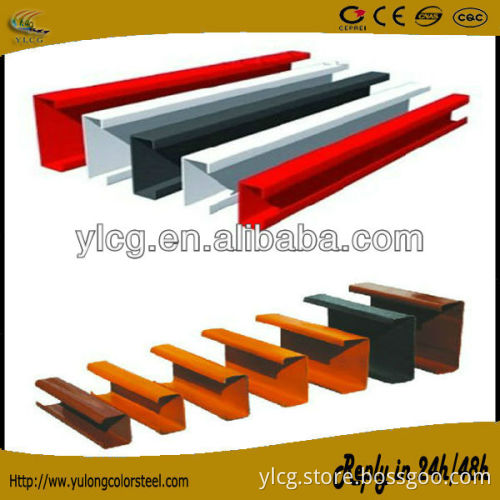 c section galvanized steel purlin weight